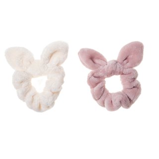 Rockahula Kids / Fluffy Bunny Ears Scrunchies-PINK