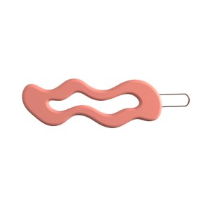 GRECH & Co. / Wave Hair Clip / Coral Rouge 102