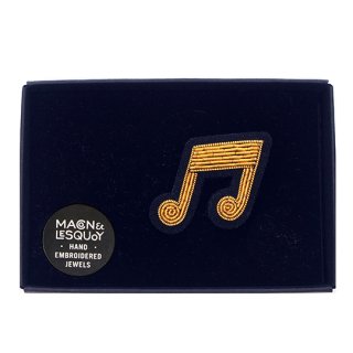 Macon&Lesquoy / Brooch - Double Note