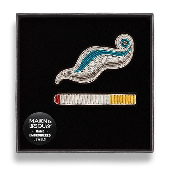 Macon&Lesquoy マコンエレスコア / Brooch - Cigaret + Smoke Macon&Lesquoy マコンエレスコア / Brooch - Cigaret + Smoke