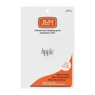 J&M / Lapel Pin / Apple / Silver