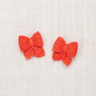 Misha&Puff / Baby Puff Bow Set - Mandarin Red