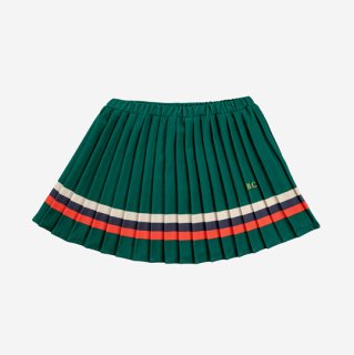40%OFF!BOBO CHOSES AW23 / Stripes pleated woven skirt / 2-3Y, 4-5Y