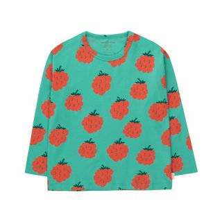 40%OFF!TINYCOTTONS AW23 / RASBERRIES TEE / emerald / Kid / 8Y