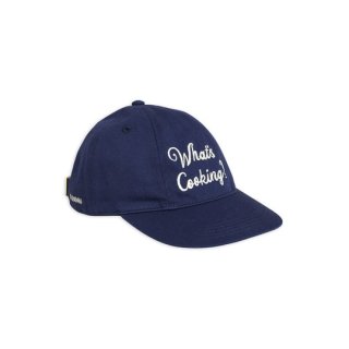 30%OFF!mini rodini / What's Cooking Embroidered Soft Cap / Navy