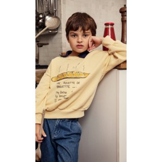 40%OFF!mini rodini / Baguette emb collar sweatshirt / Yellow