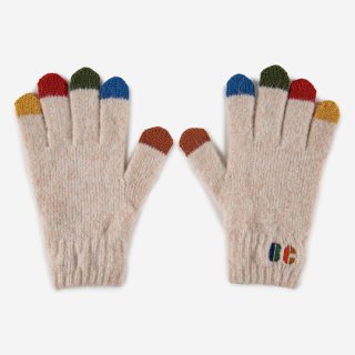 30%OFF!BOBO CHOSES AW23 / BC Colored Fingers knitted gloves / M(6-11Y)