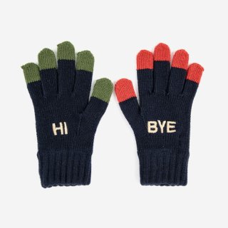 30%OFF!BOBO CHOSES AW23 / BC Colored Fingers knitted gloves / DROP2