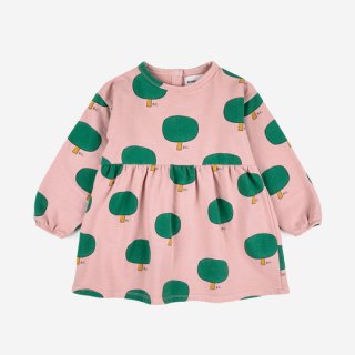 40%OFF!BOBO CHOSES AW23 / Baby Green Tree all over dress / 9M, 12M