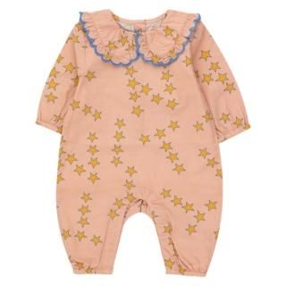 40%OFF!TINYCOTTONS AW23 / TINY STARS ONE-PIECE / peach / 6M