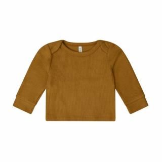 30%OFF!organic zoo / Brown Rib Long Sleeve Top