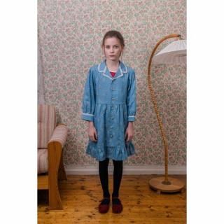 40%OFF!FISH&KIDS / Blue Farmer Dress / Blue