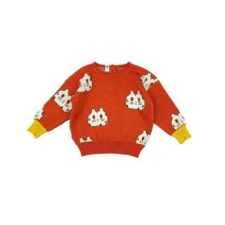 BaYiRi / Red Jaguar Sweater / TORTOISE RED