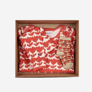 40%OFF!BOBO CHOSES AW23 / Baby pack Retro Flowers / 6M