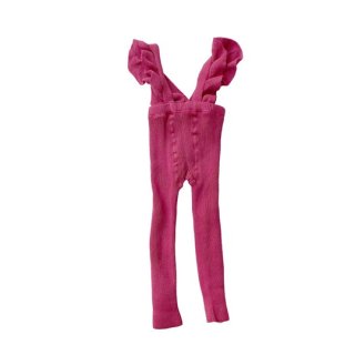 condor / Warm cotton leggings with flounced suspenders / 521