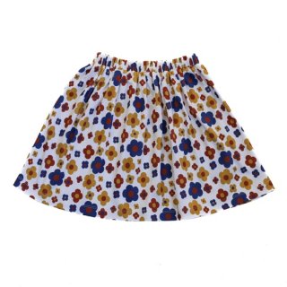 KalinkaKids / Flower Skirt / Natural/Blue