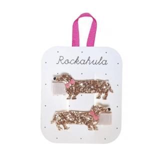 ں١ Rockahula Kids / Morris Sausage Dog Clips-GOLD