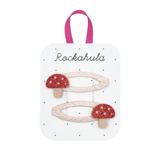 Rockahula Kids / Little Toadstool Glitter Clips-RED