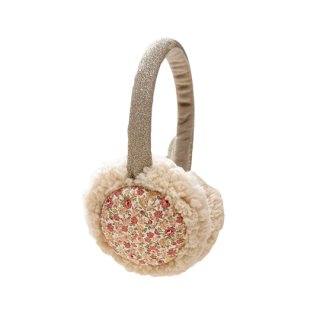 Rockahula Kids / Margot Floral Quilted Earmuffs-CORAL