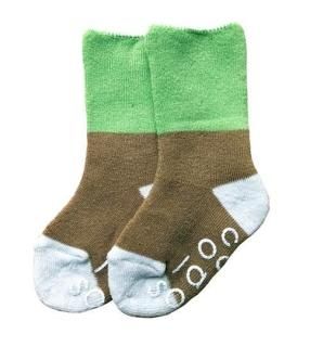 chocolatesoup / PILE MIDDLE SOCKS / LIME x CAMEL