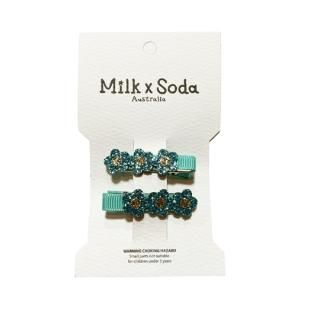 ں١Milk  Soda / TRIPLE DAISY HAIR CLIP / MINT