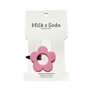 Milk ｘ Soda / MINI DAISY HAIR CLIP / LIGHT PK