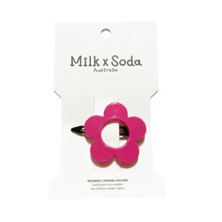 Milk ｘ Soda / MINI DAISY HAIR CLIP / PINK