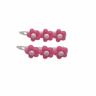 Milk  Soda / DAISY TRIO HAIR CLIP / PINK