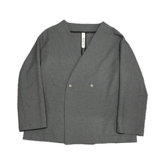 MOUN TEN. / polyester canapa jacket / charcoal / 125cm