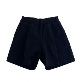 MOUN TEN. / Re-nylon gaba half pants / black / 110cm