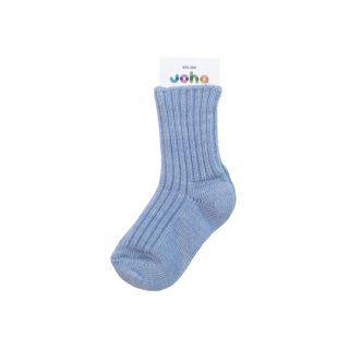 Joha / Wool Socks / Ice blue/m