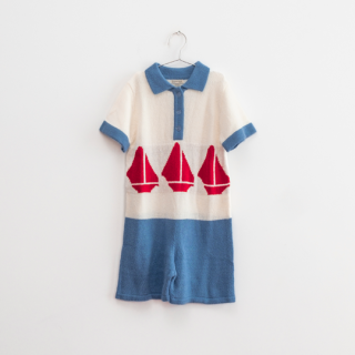 FISH&KIDS / SAILOR PLAYSUITS / WHITE/RED/BLUE / Kids