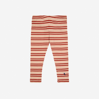 BOBO CHOSES SS24 / Baby Red Stripes leggings / DROP1