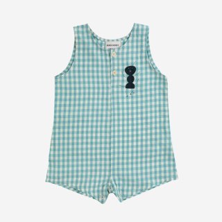 BOBO CHOSES SS24 / Baby Ant vichy woven playsuit / DROP1