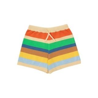 TINYCOTTONS SS24 / RETRO STRIPES SHORTS / orange