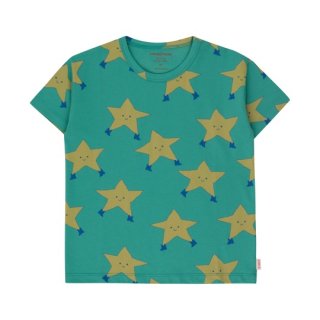 TINYCOTTONS SS24 / DANCING STARS TEE  / emerald / kids / 4Y
