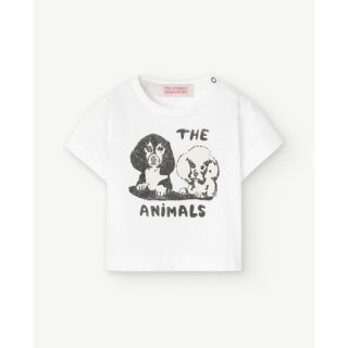 The Animals Observatory / ROOSTER BABY T-SHIRT / White_Dogs