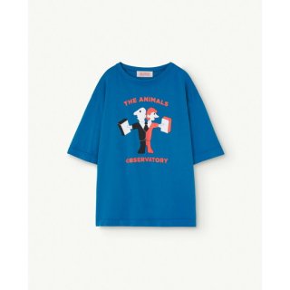 The Animals Observatory / ROOSTER OVERSIZE KIDS T-SHIRT / Blue