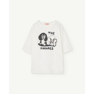 The Animals Observatory / ROOSTER OVERSIZE KIDS T-SHIRT / White_Dogs