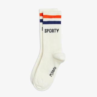 mini rodini / Sporty 1-pack socks / White 