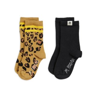mini rodini / Basic Leopard Socks 2-pack / Multi