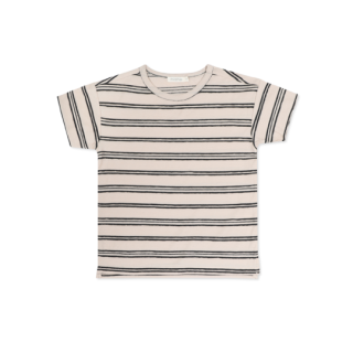 Phil&Phae / Oversized tee s/s textured stripes / shell