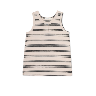 Phil&Phae / Loose tanktop textured stripes / shell