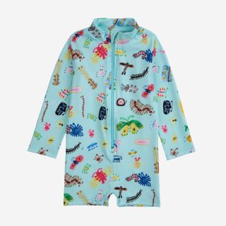 BOBO CHOSES SS24 / Baby Funny Insects all over swim overall / DROP2