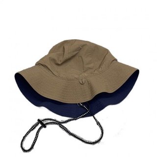 MOUN TEN. / reversible adventure hat / brown x navy
