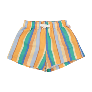 TINYCOTTONS SS24 / MULTICOLOR STRIPES SWIM TRUNKS / multicolor