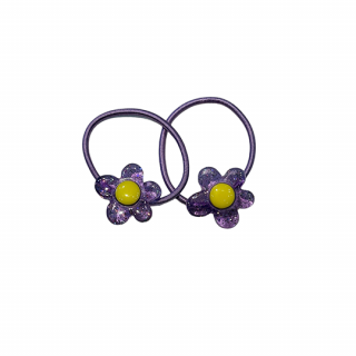 ں١Milk  Soda / JUNI DAISY HAIR TIE / PURPLE 