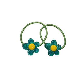 ں١Milk  Soda / JUNI DAISY HAIR TIE / GREEN  