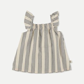 My Little Cozmo / Vintage stripes baby dress / Ivory