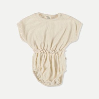 My Little Cozmo / Organic toweling baby romper / Ivory